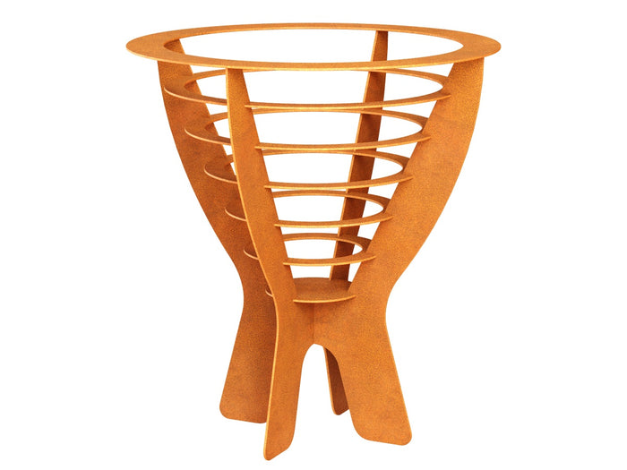 FUEGO OX Gartenkamin – 57x57x63 cm