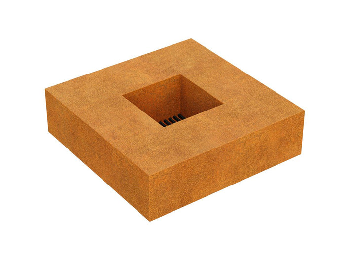 HOGAR 4 Corten Feuerstelle – 100x100x30 cm