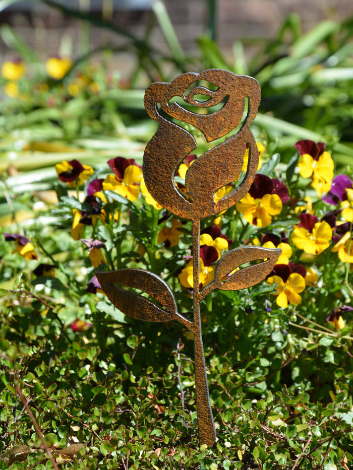 Gartenstecker Rose 1