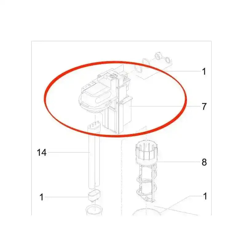 Ersatz UVC 24 Reflektor FiltoMatic