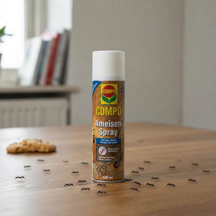 COMPO Ameisen-Spray für Haus Balkon terasse Keller  3 x 400 ml