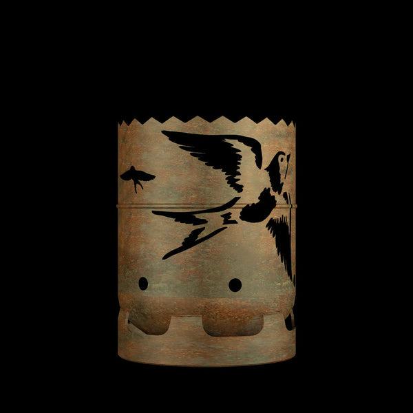 Feuertonne Schwalben