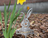 Gartenstecker Hase Willkommen klein