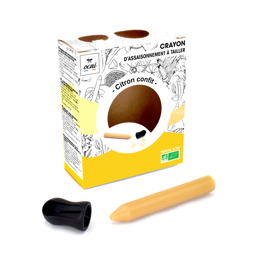 Gewürz Buntstift Kandierte Zitrone - mit Snspitzer