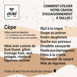 Gewürz Buntstift Steinpilz mit Anspitzer