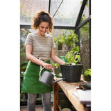 Elho - Green Basics - Quadratische Anzucht-Topf All-In-1 - 30 cm - Living Black