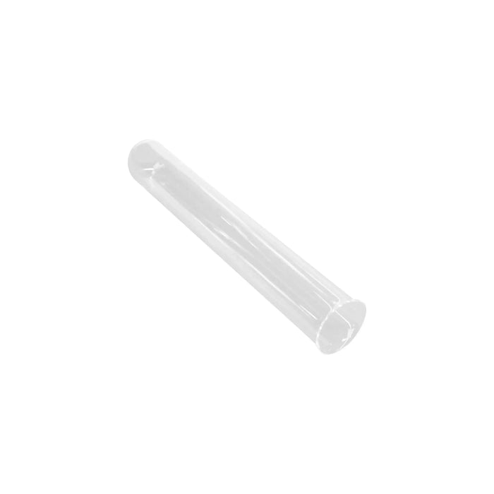 Quarzglas D44 x 298 mit Bördelrand