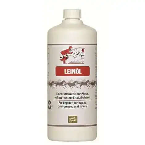 Schopf Riders Leinöl Für Pferde Kaltgepresst 1L Hochverdaulich Mit Fettsäure