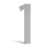 Rostfreier Stahl Zubehö r Hausnummern (0-9)