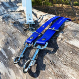Doppelleine TECHTELMECHTEL aus BioThane® oder POP-Band - mit Edelstahlkomponenten - kein Verheddern