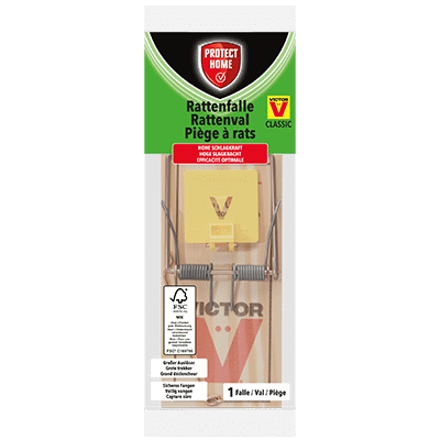 Rattenfalle Classic 1 Stück  bewährte Rattenfalle aus Holz