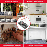 Rattenfallen Click 2 Stück giftlosen Bekämpfung