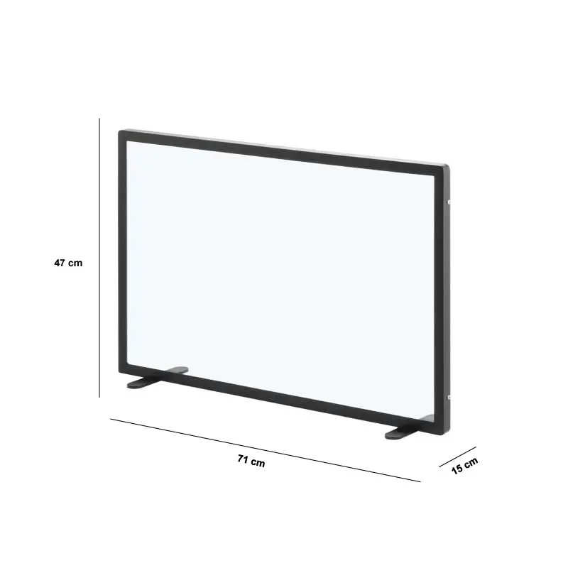 Funkenschutz aus Glas, 1-teilig Funkenschutz aus Glas, 1-teilig