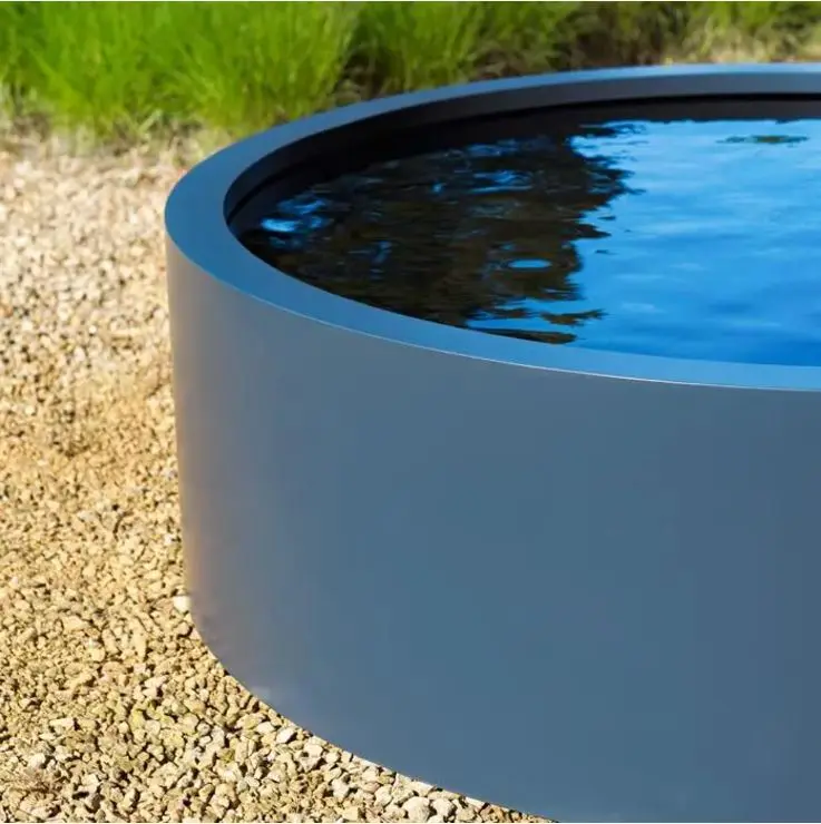 Teich Rund aus Aluminium