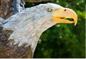 Bronzefigur Weißkopfseeadler 