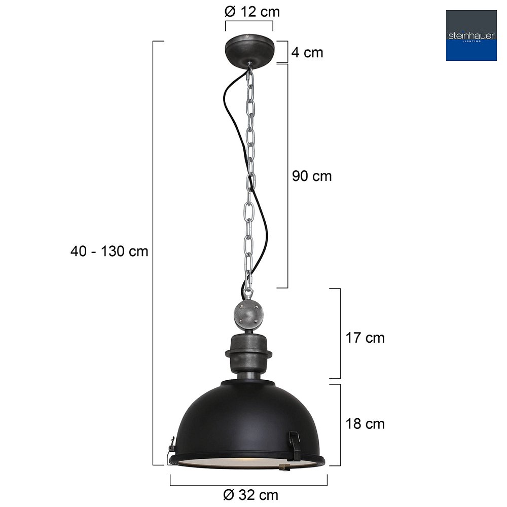 Pendelleuchte BIKKEL, Ø 32cm