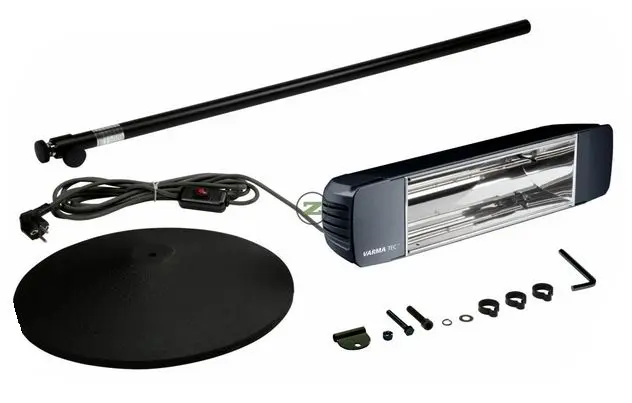 Heizstrahler Varma 306 Heizstrahler 2000 Watt mit Standfuß