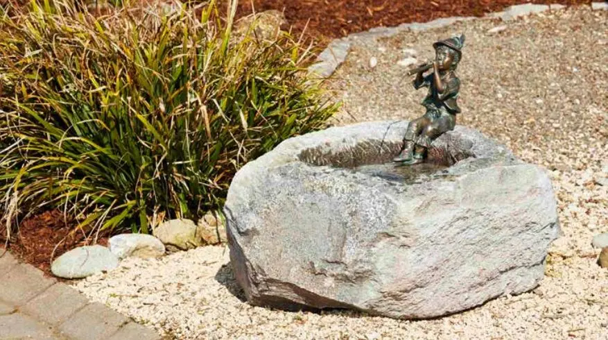 Wasserbecken Granit Trog groß Antonio