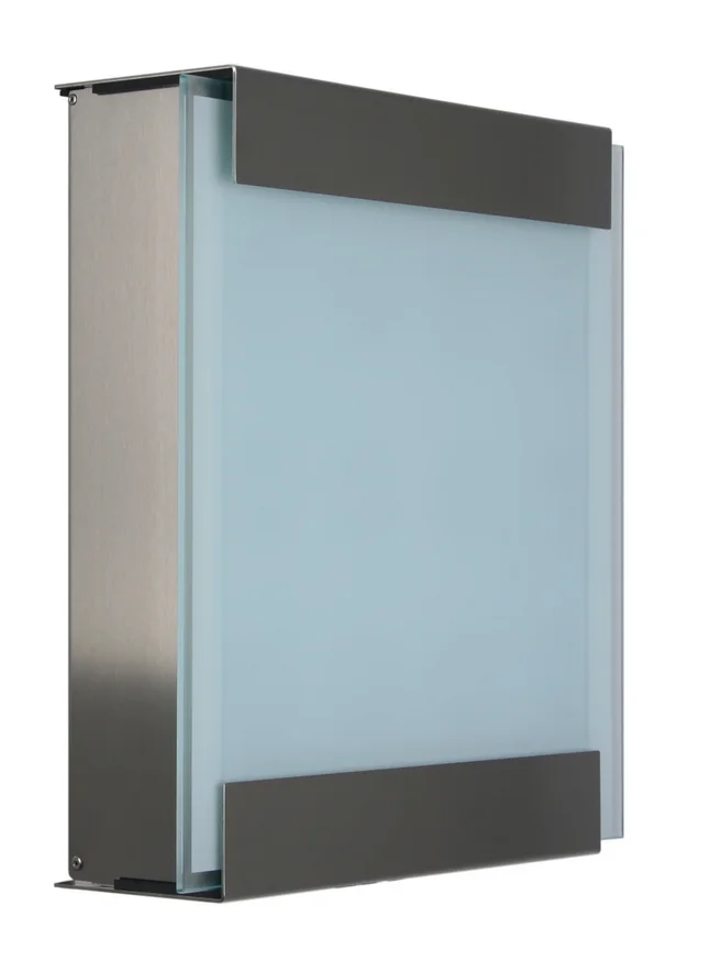 Briefkasten glasnost.glass.white Briefkasten glasnost.glass.white