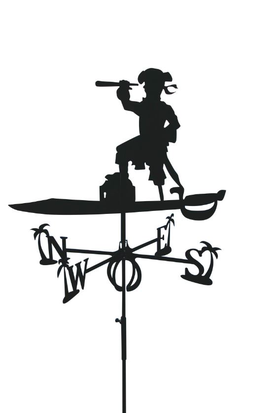 Wetterfahne Pirat