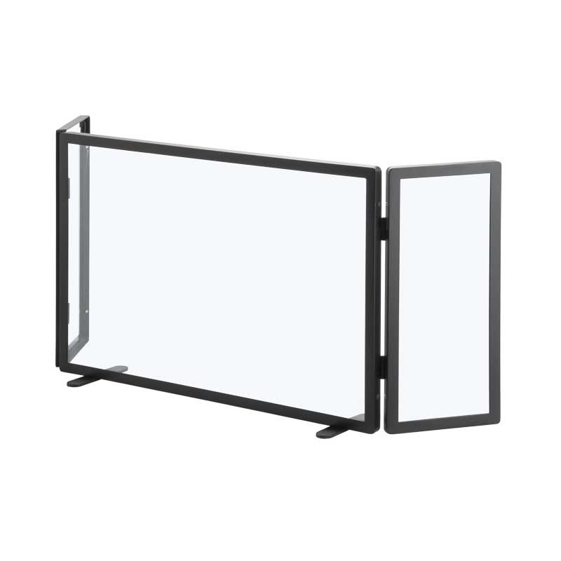 Funkenschutz aus Glas, 3-teilig