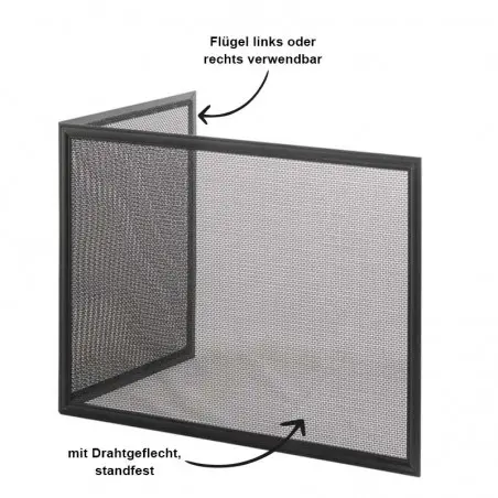 Funkenschutzgitter, 2-teilig Funkenschutzgitter, 2-teilig