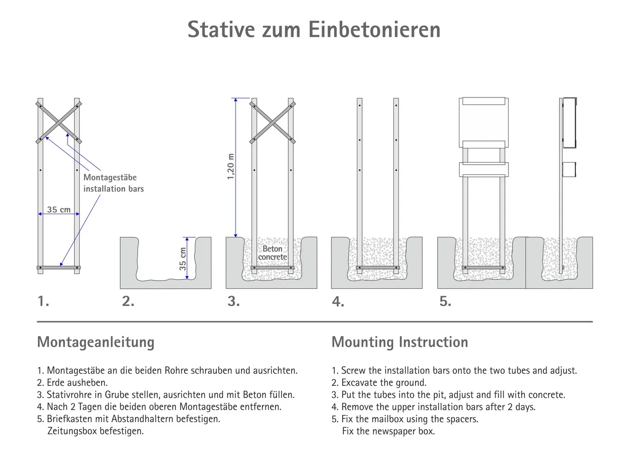 Briefkastenständer Keilbach