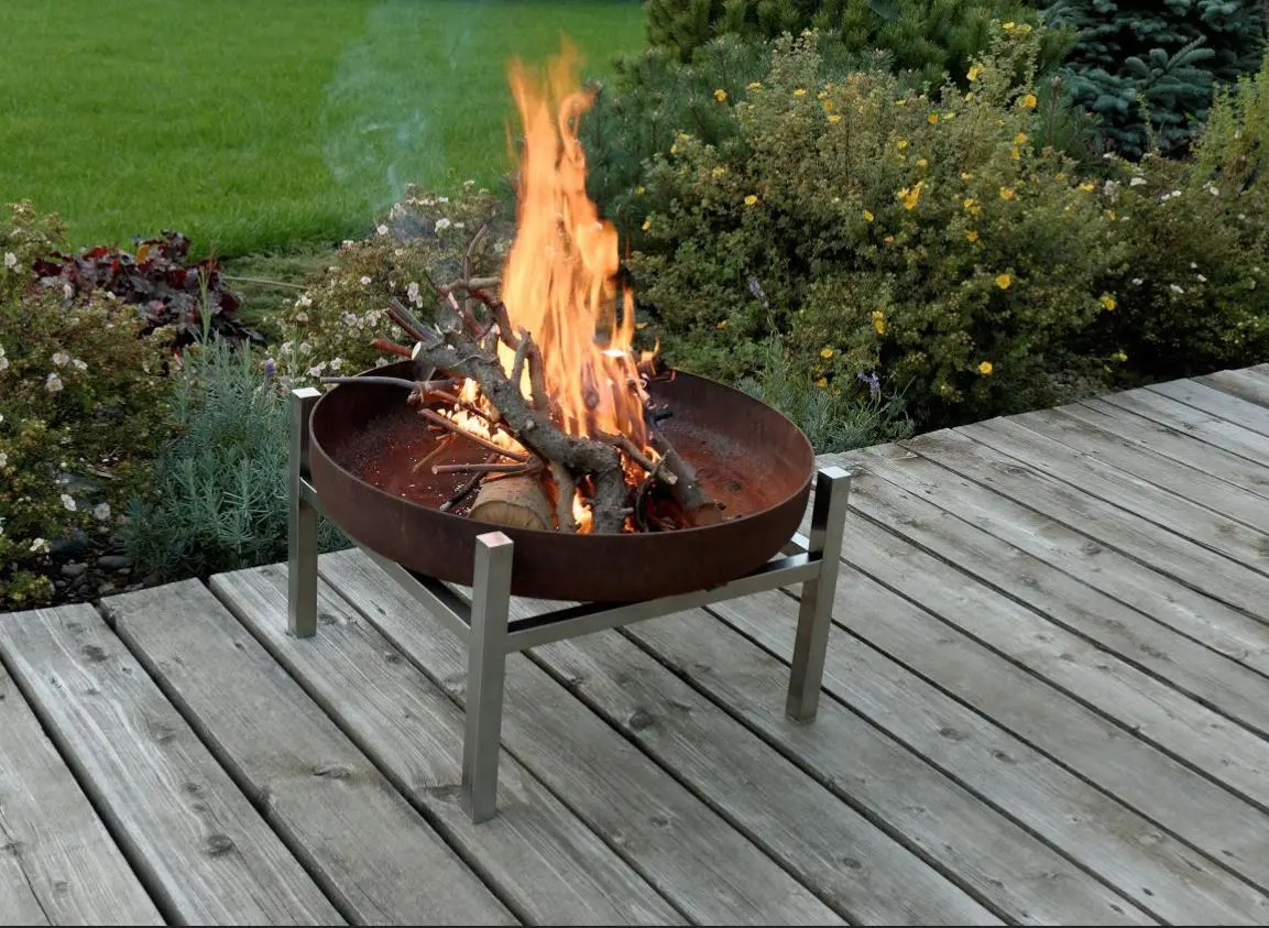 Feuerschale Cube