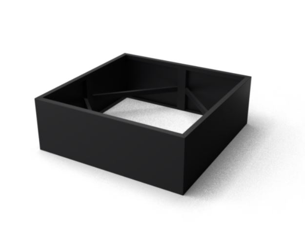 Hochbeet Quadrus aus Aluminium 