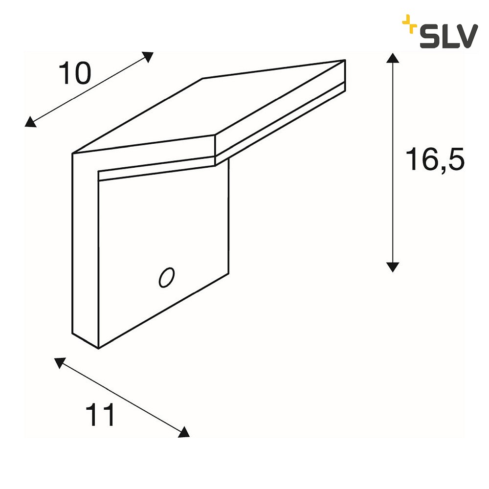 LED Außenwandleuchte ORDI, mit Sensor, Anthrazit / opal
