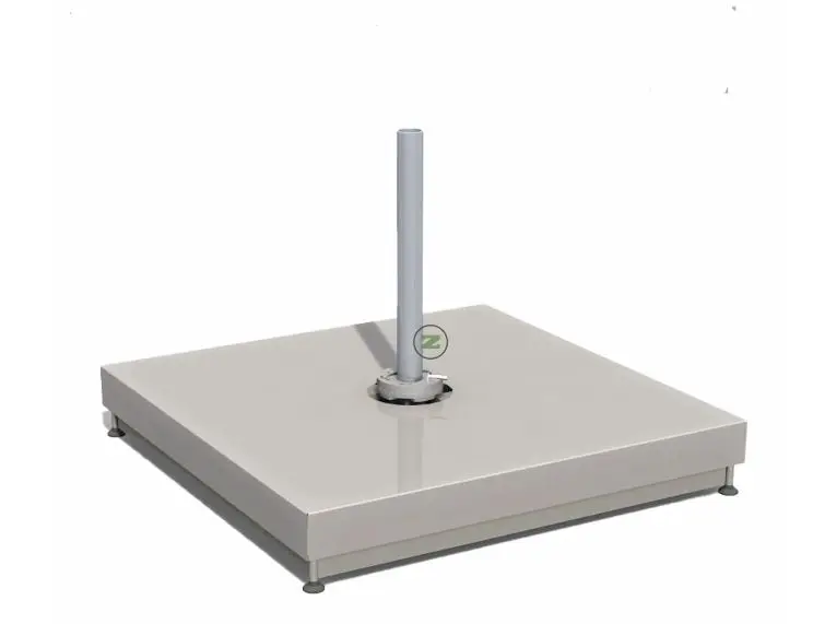 Schirmständer Plattenständer Brügge 100x100 mit Alu-Abdeckung Schirmständer Plattenständer Brügge 100x100 mit Alu-Abdeckung