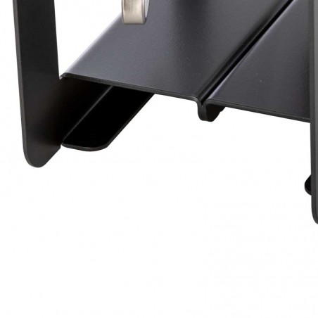 Kaminbesteck schwarz, 4-teilig, 59 cm