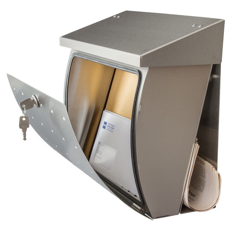 Briefkasten KROSIX mit Zeitungsfach