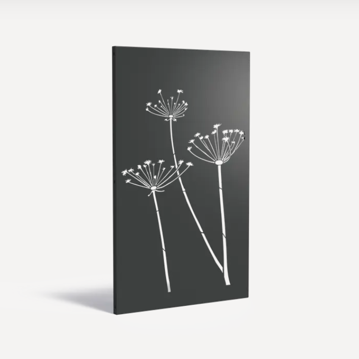 Sichtschutzzaun Modell Pusteblume