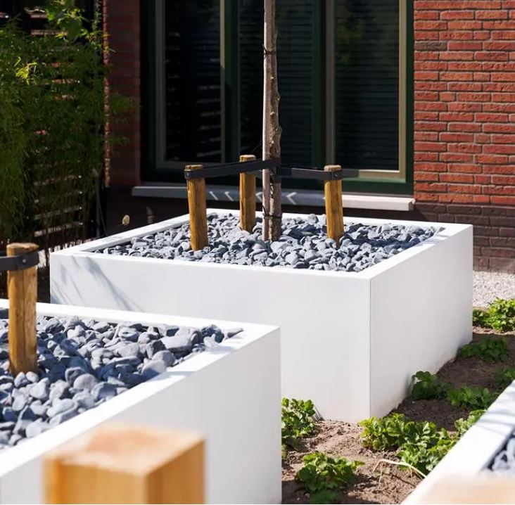 Pflanzkübel Carrez aus Fiberglas