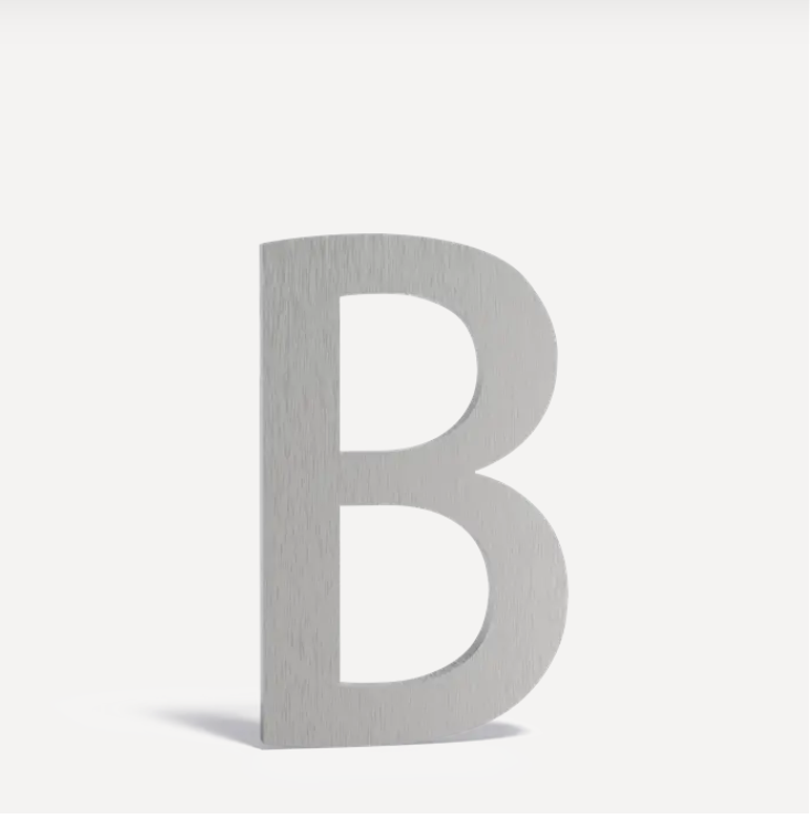 Buchstaben für Briefkästen "B" 