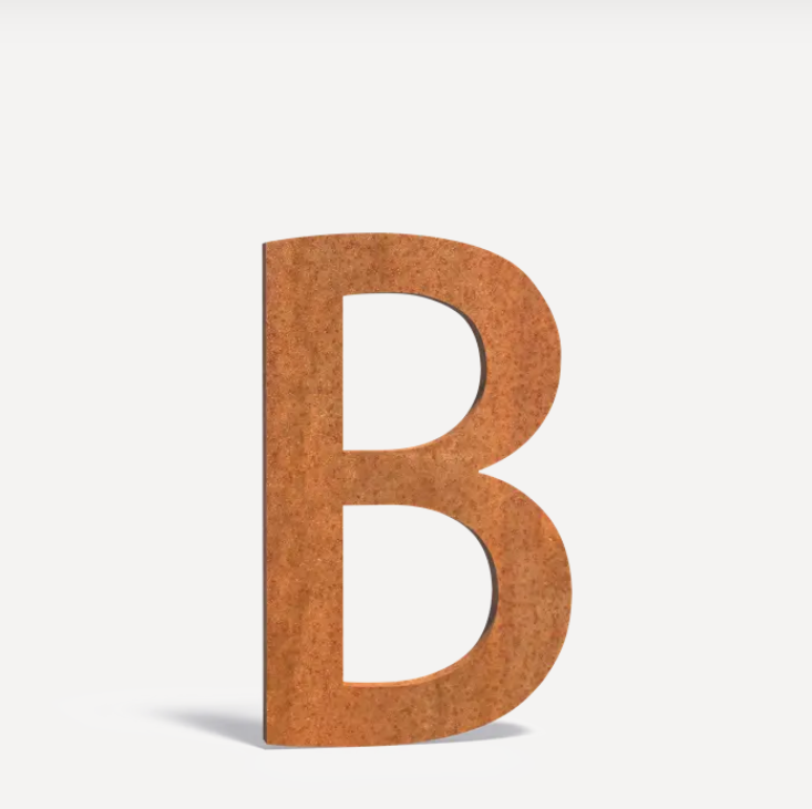 Buchstaben für Briefkästen "B"