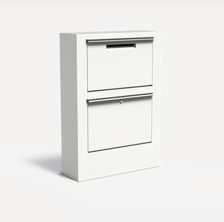 Briefkasten für Post und Pakete