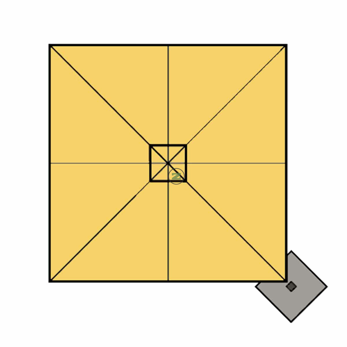 Sonnenschirm Singlepole P7