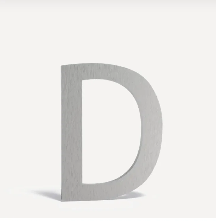 Buchstaben für Briefkästen "D" Buchstaben für Briefkästen "D"