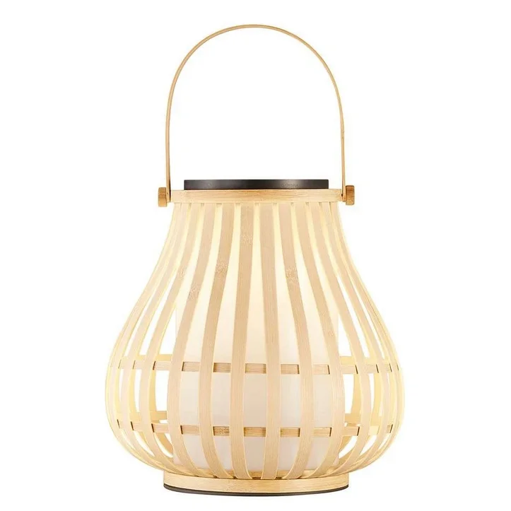Leo To Go LED Solarzelle Leuchte Bamboo Leo To Go LED Solarzelle Leuchte Bamboo