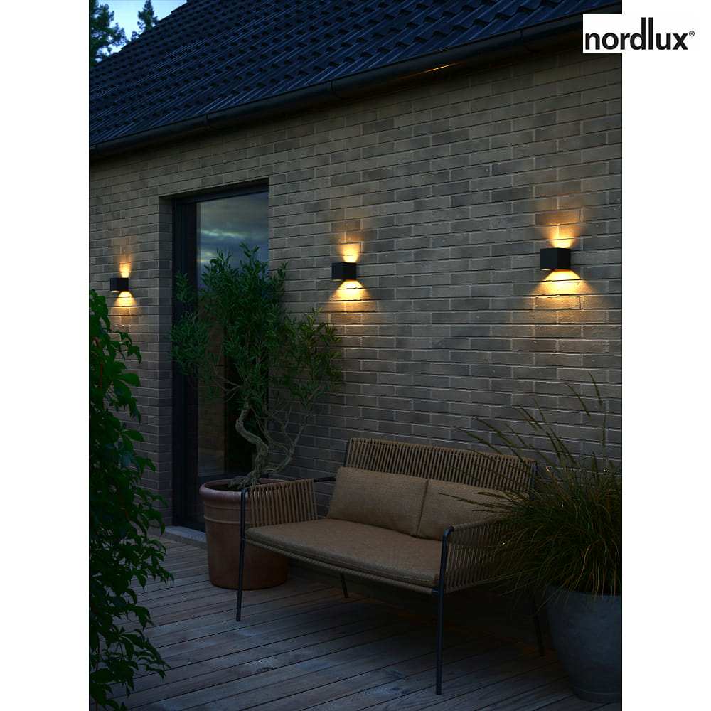 LED Outdoor Wandleuchte MILDA KUBI UP/DOWN