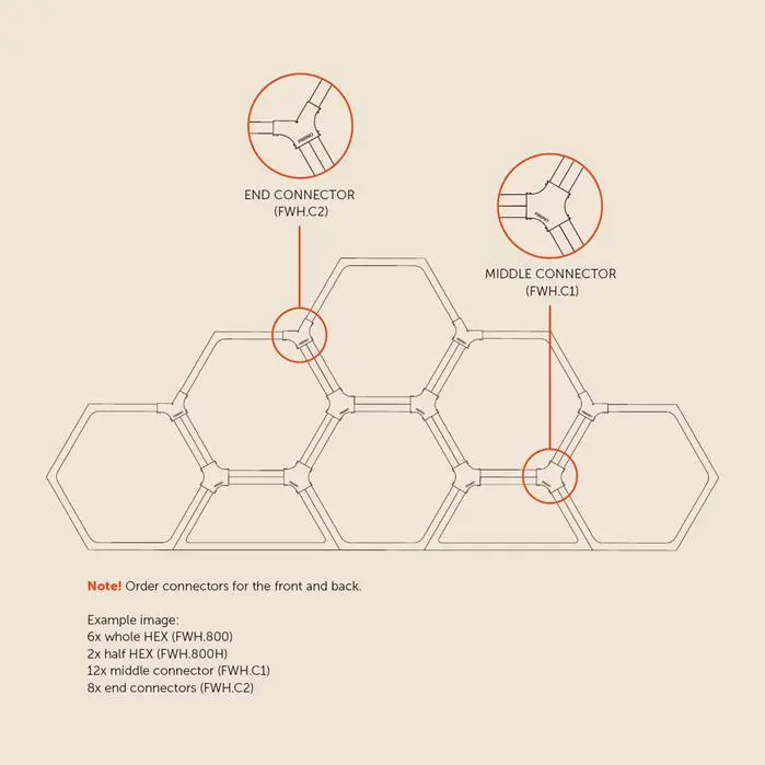 Kaminholzregal aus Cortenstahl HEX 